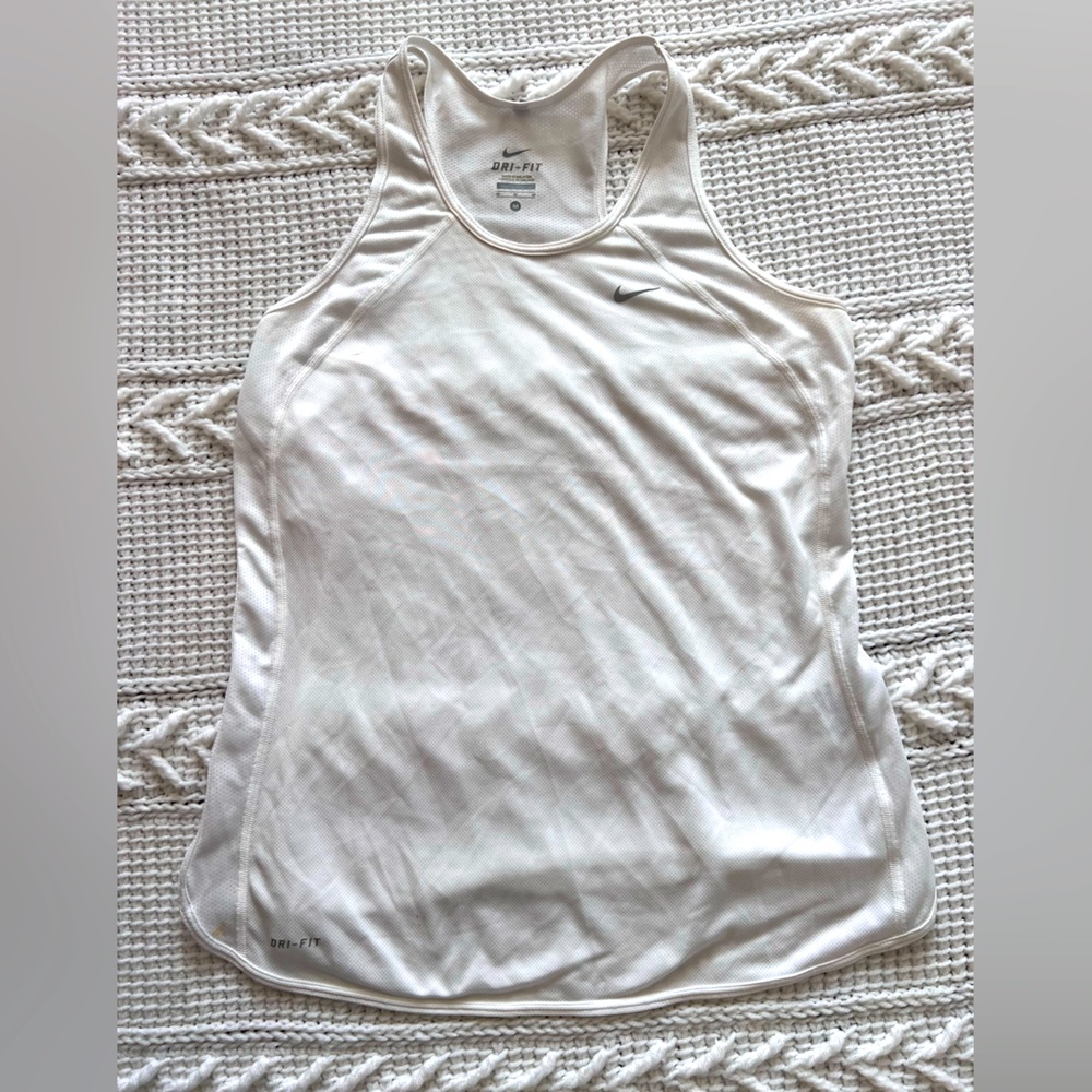 White Nike Tank Top